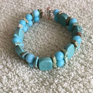 Genuine turquoise bracelet.